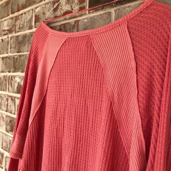 NEW Free People Santa Clara Slouchy Thermal Top S - Picture 9 of 15